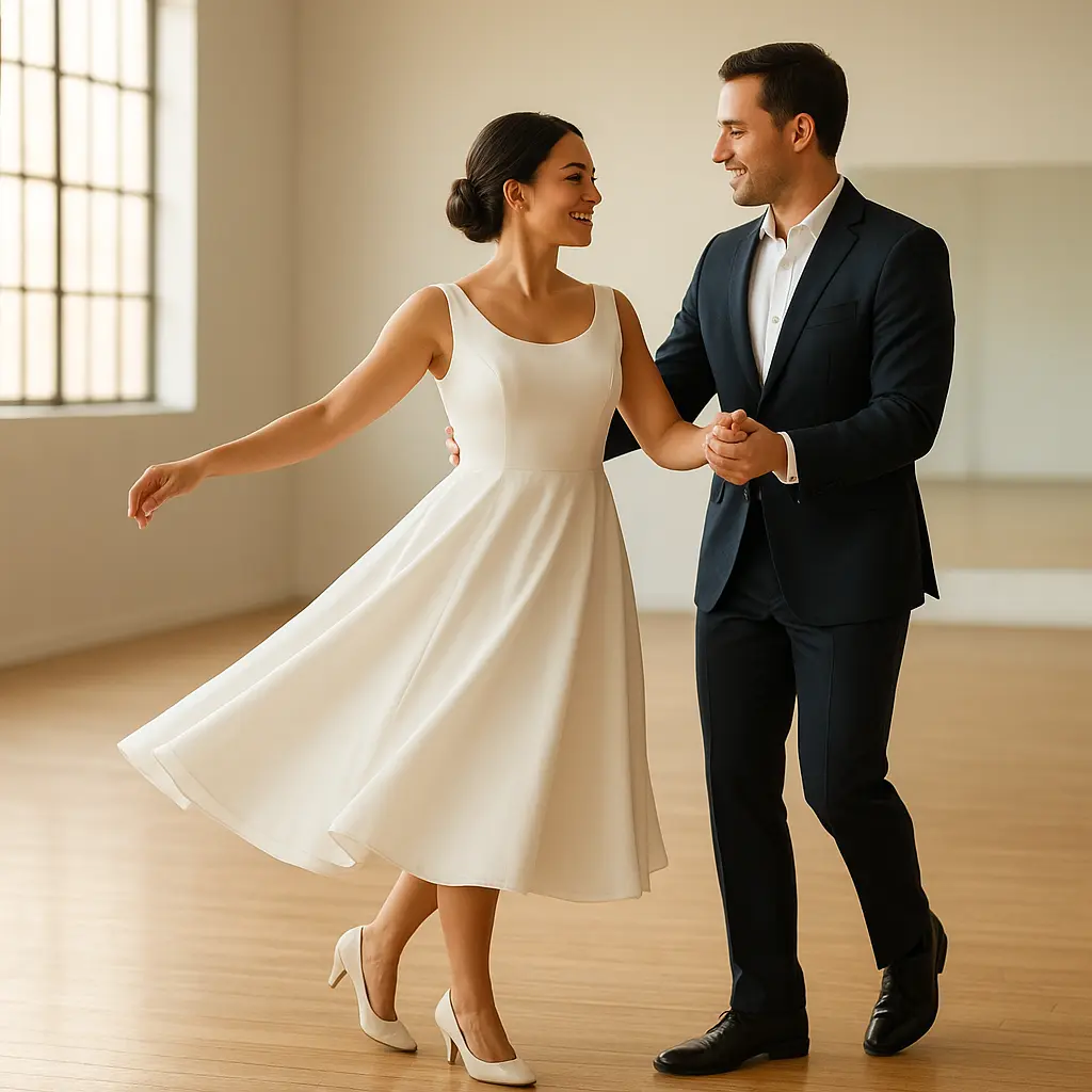 Nácvik svatebního prvního tance